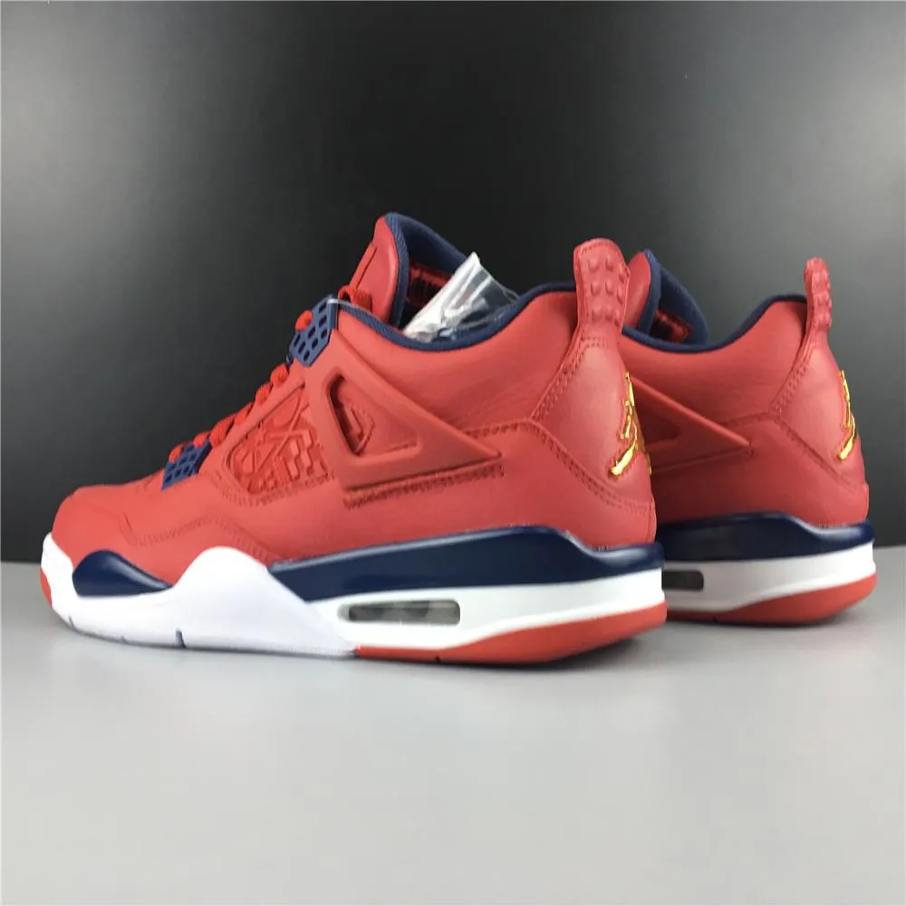 Nike Air Jordan 4 Retro FIBA Gym Red Men Shoes Sale Size US 7, 8, 8.5, 9, 10, 11, 12, 13 Asics Gel Resolution 8 Tennis Shoes