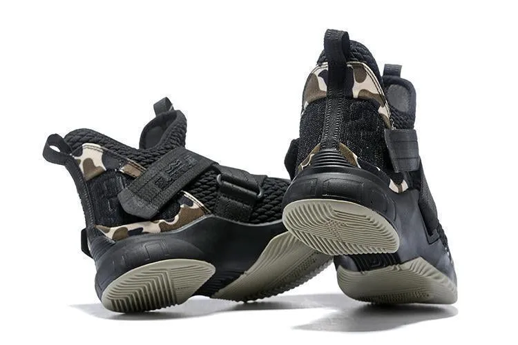 Weight Of Asics Shoes Nike Lebron Soldier XII 12 SFG EP Camo Black Men Shoes Sale Size US 7-12