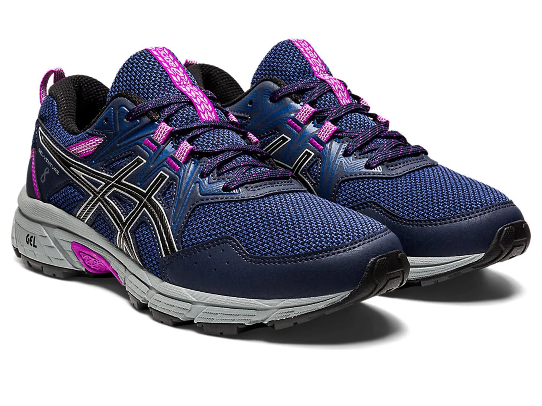 Asics Women's Gel Venture 8 (D Width) <br> 1012A706 408 Asics Racing Shoe