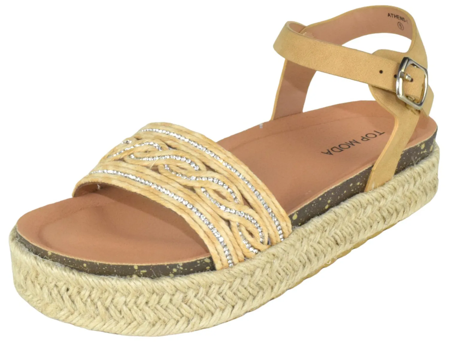 ATHENS-1 Beige TOP MODA Blowfish Sandals
