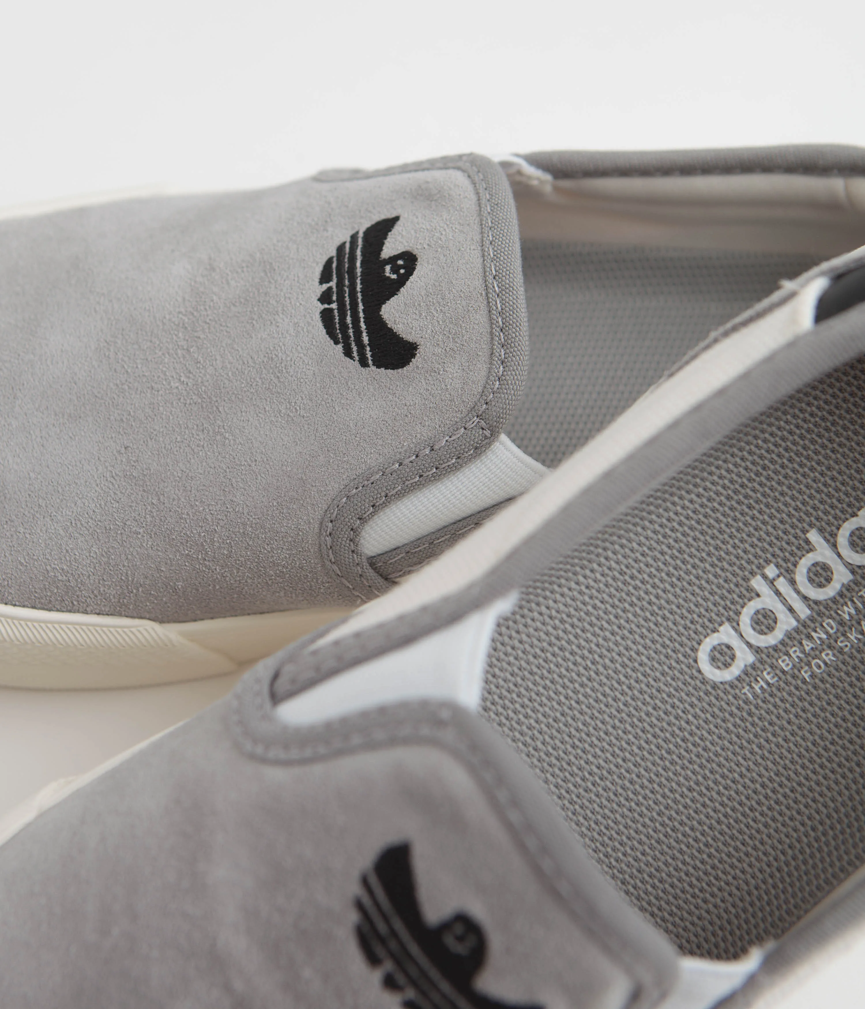 Adidas Shmoofoil Slip Shoes - Solid Grey / Cloud White / Core Black New Tennis Shoes Adidas