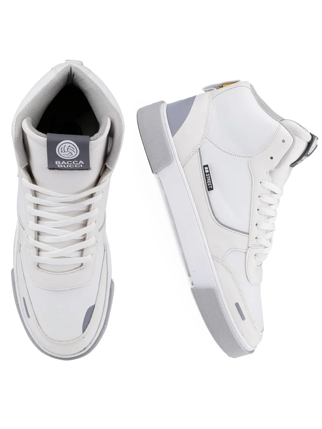 Bacca Bucci High-top SKYLINE SOARER Men's Sneakers - Gen Z Style Elevation Releases Limited-edition Lebron James Monopoly-themed Sneakers