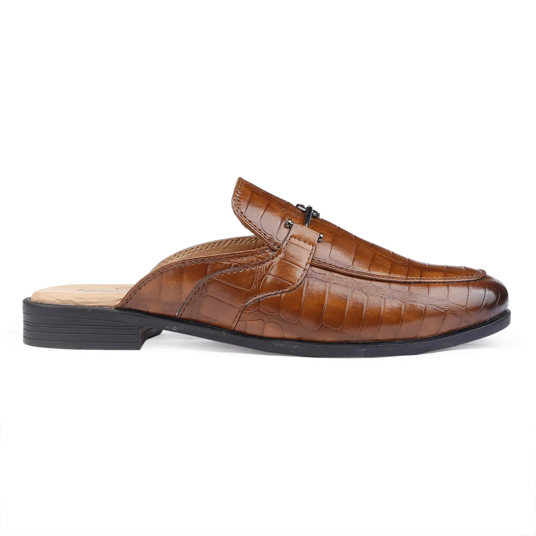 Loafers Low Heel Bacca Bucci Men's NOVA Mules Clogs Open back Loafers with Comfortable Memory Insoles