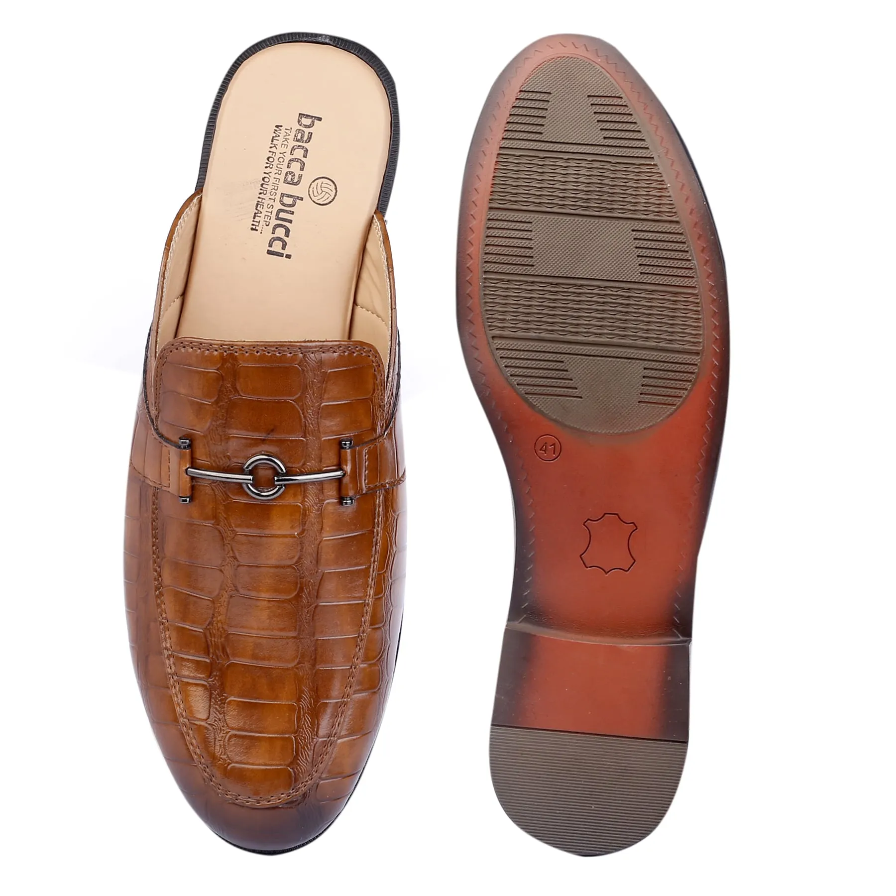 Eastland Classic Ii Penny Loafers Bacca Bucci Men's NOVA Mules Clogs Open back Loafers with Comfortable Memory Insoles