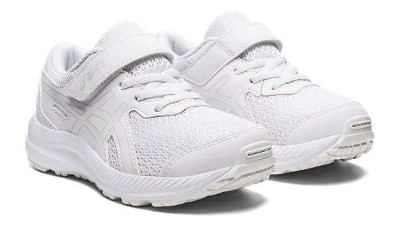 CONTEND 8 PS (White/Clear) Asics Achilles Tendonitis Shoe