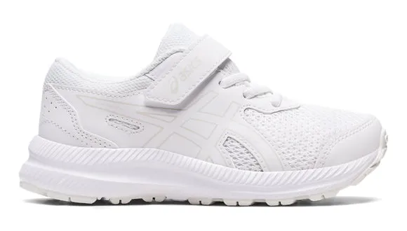Asics Softest Running Shoe CONTEND 8 PS (White/Clear)