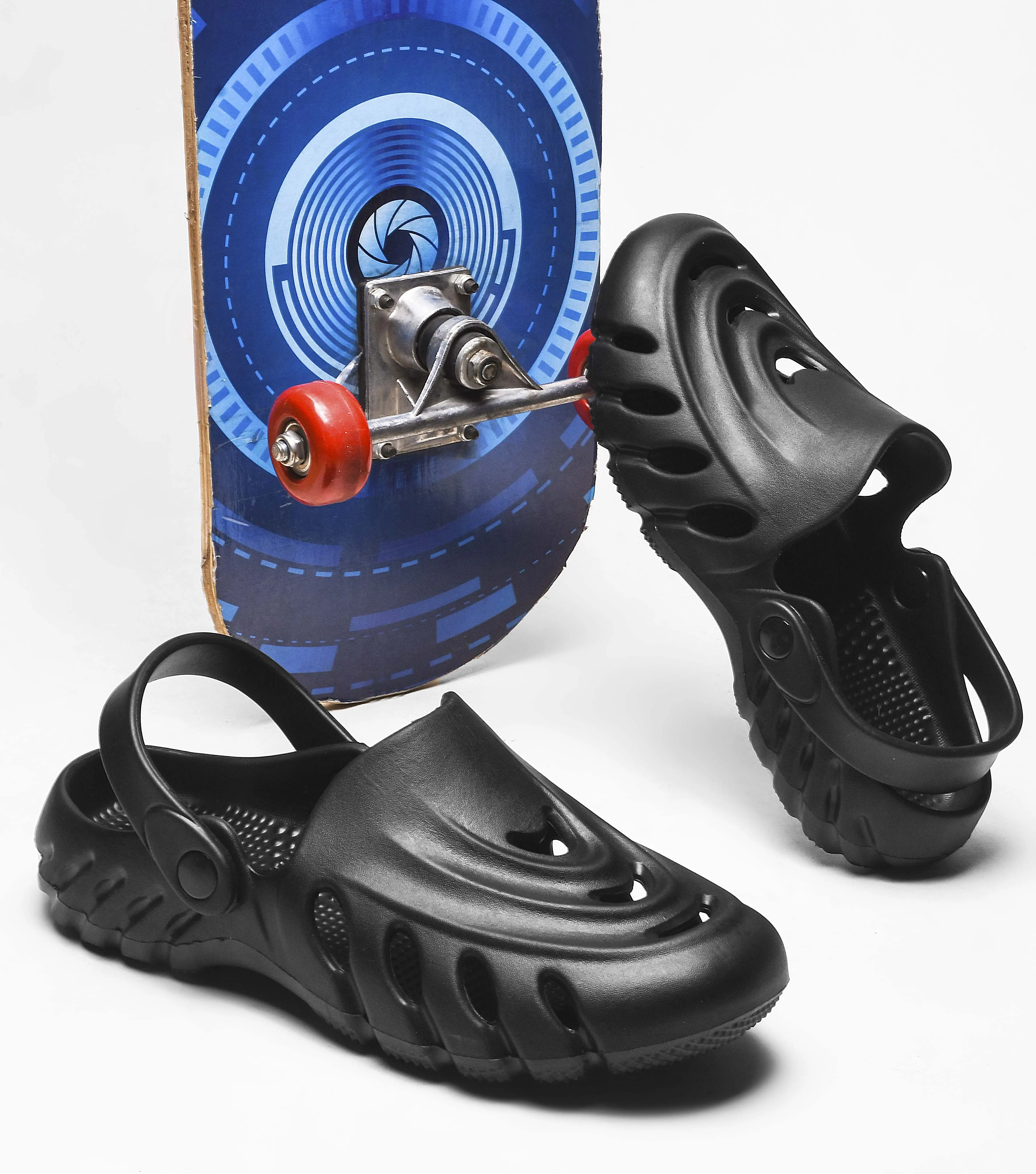 Bersache Extra Soft Classic Casual with Back Strap Regular wear with Ultra Soft & Flexibility Technology Flip-Flop for Men's/ Boy's 6063-Black Light Up Lightning Mcqueen Slippers