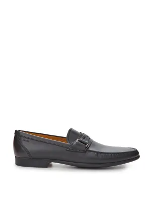 Bally Elegant Black Leather Loafers for Men Loafers Chicago