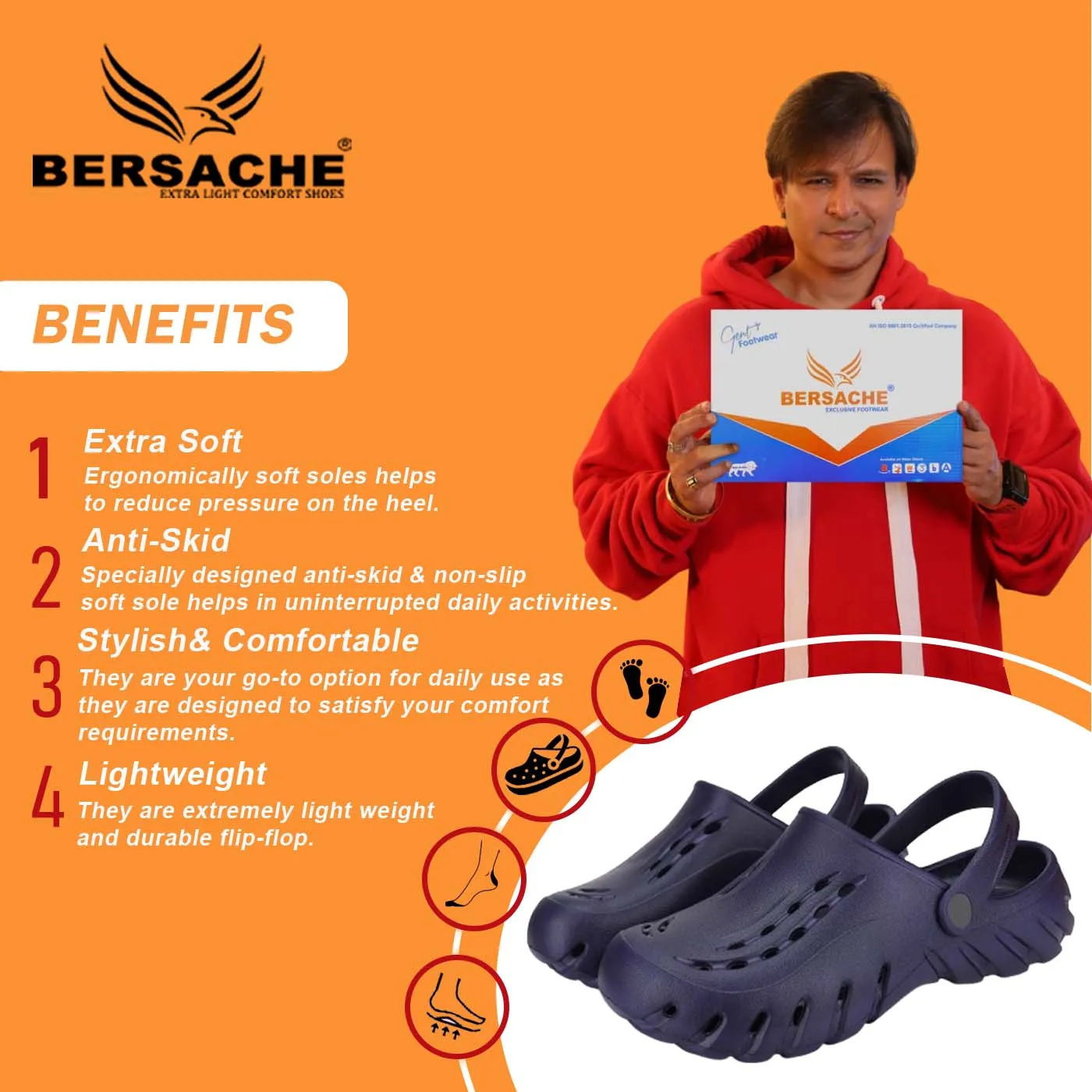 Bersache Extra Soft Classic Casual with Back Strap Regular wear with Ultra Soft & Flexibility Technology Flip-Flop for Men's/ boy,s 6002-(Blue) Knitted Slippers Pattern