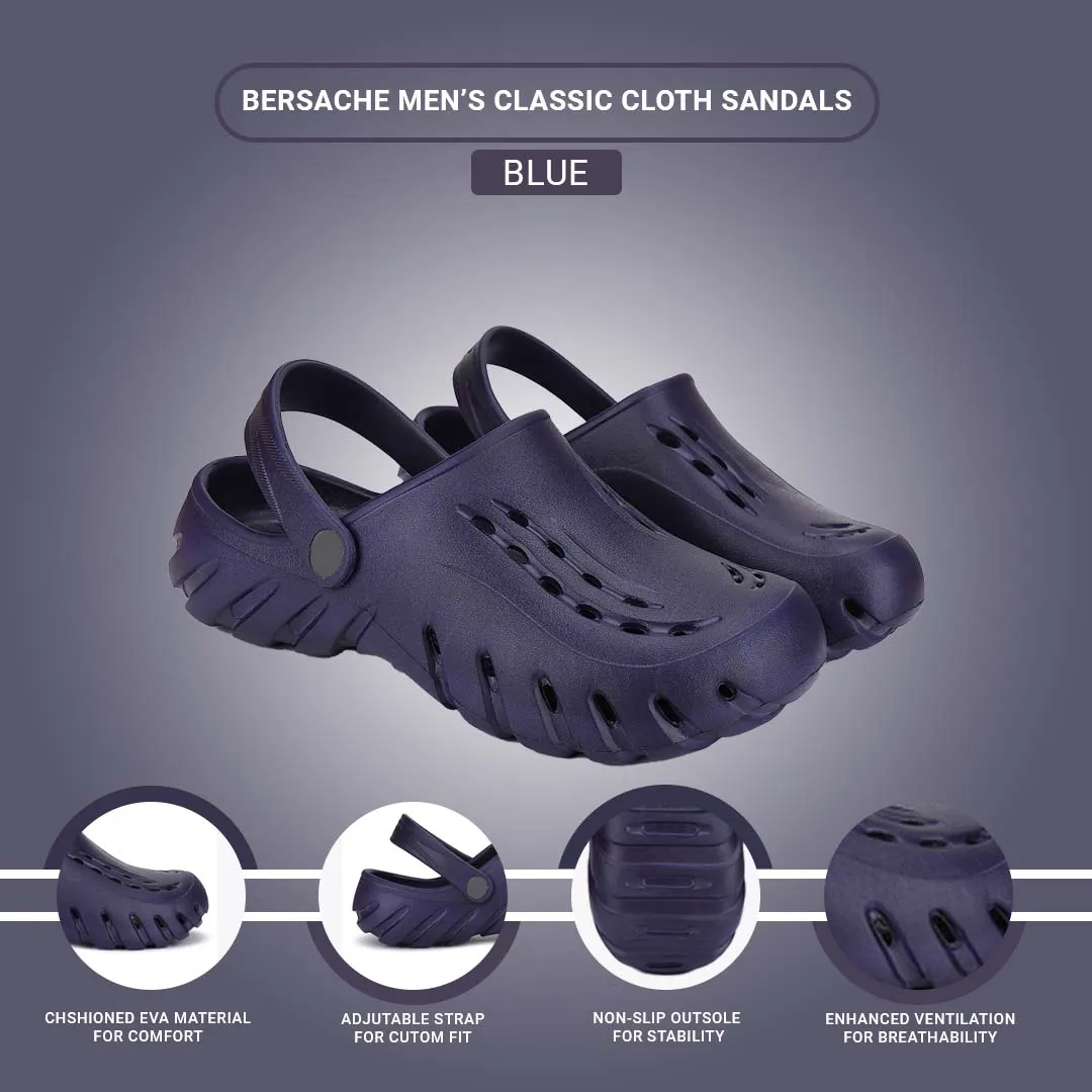 Peely Slippers Bersache Extra Soft Classic Casual with Back Strap Regular wear with Ultra Soft & Flexibility Technology Flip-Flop for Men's/ boy,s 6002-(Blue)