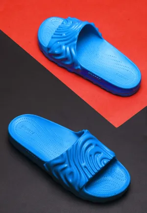 Isotomer Slippers Ballerina Bersache Extra Soft Classic Casual with Back Strap Regular wear with Ultra Soft & Flexibility Technology Flip-Flop for Men's/ Boy's 6048-Blue