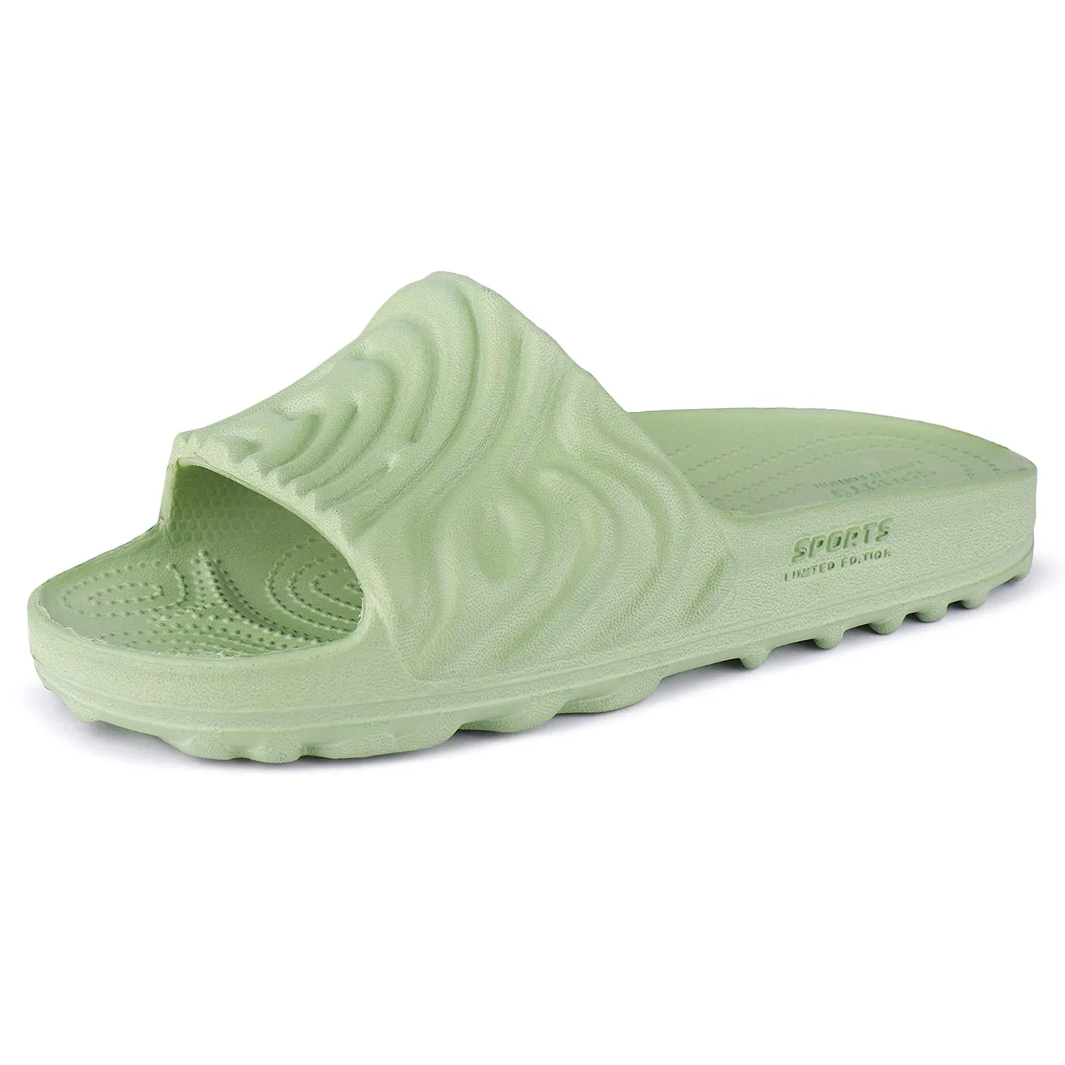 Bersache Extra Soft Classic Casual with Back Strap Regular wear with Ultra Soft & Flexibility Technology Flip-Flop for Men's/ Boy's 6049-Green Size 15 Slippers