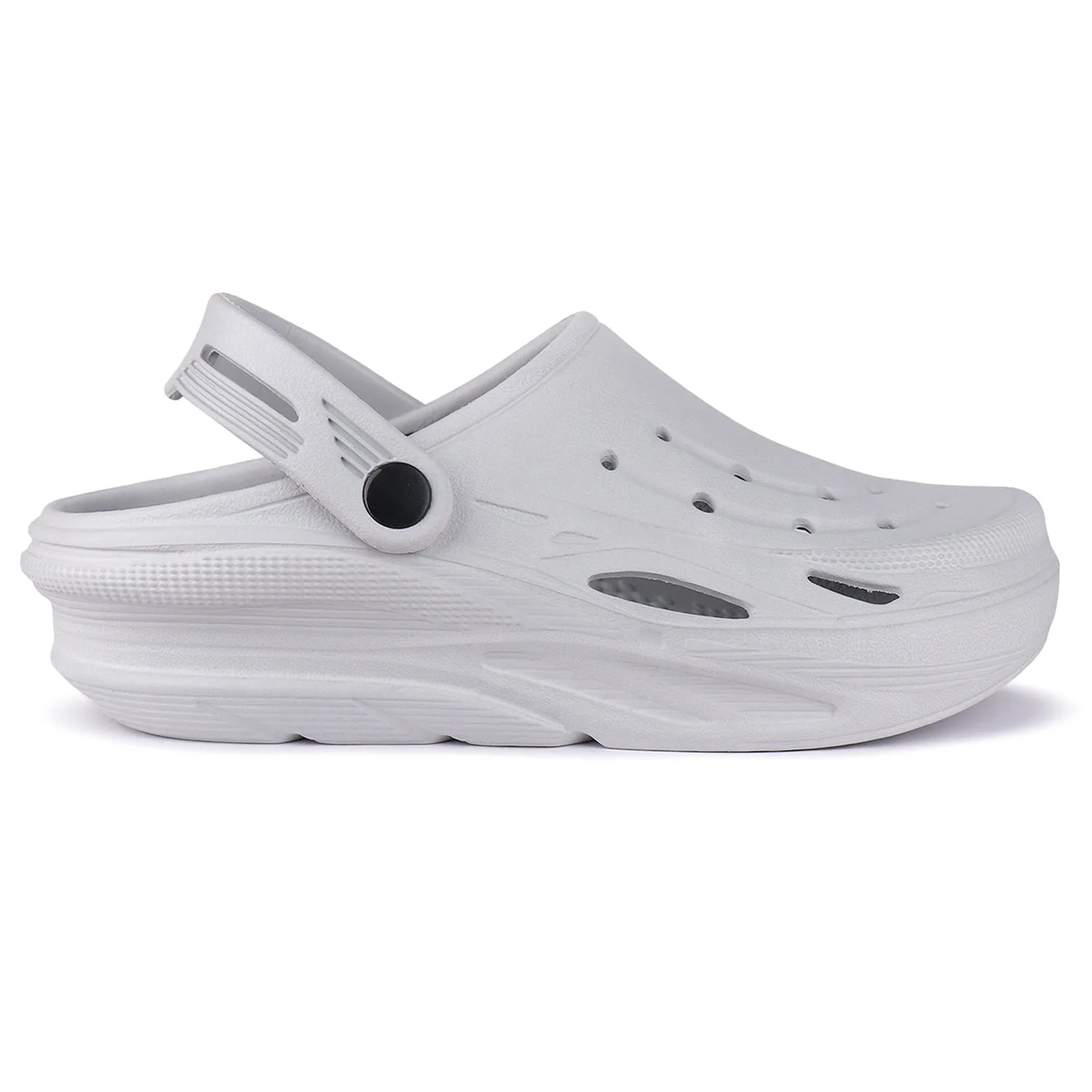 Anti Stink Slippers Bersache Extra Soft Classic Casual with Back Strap Regular wear with Ultra Soft & Flexibility Technology Flip-Flop for Men's/ Boy's 6058-White