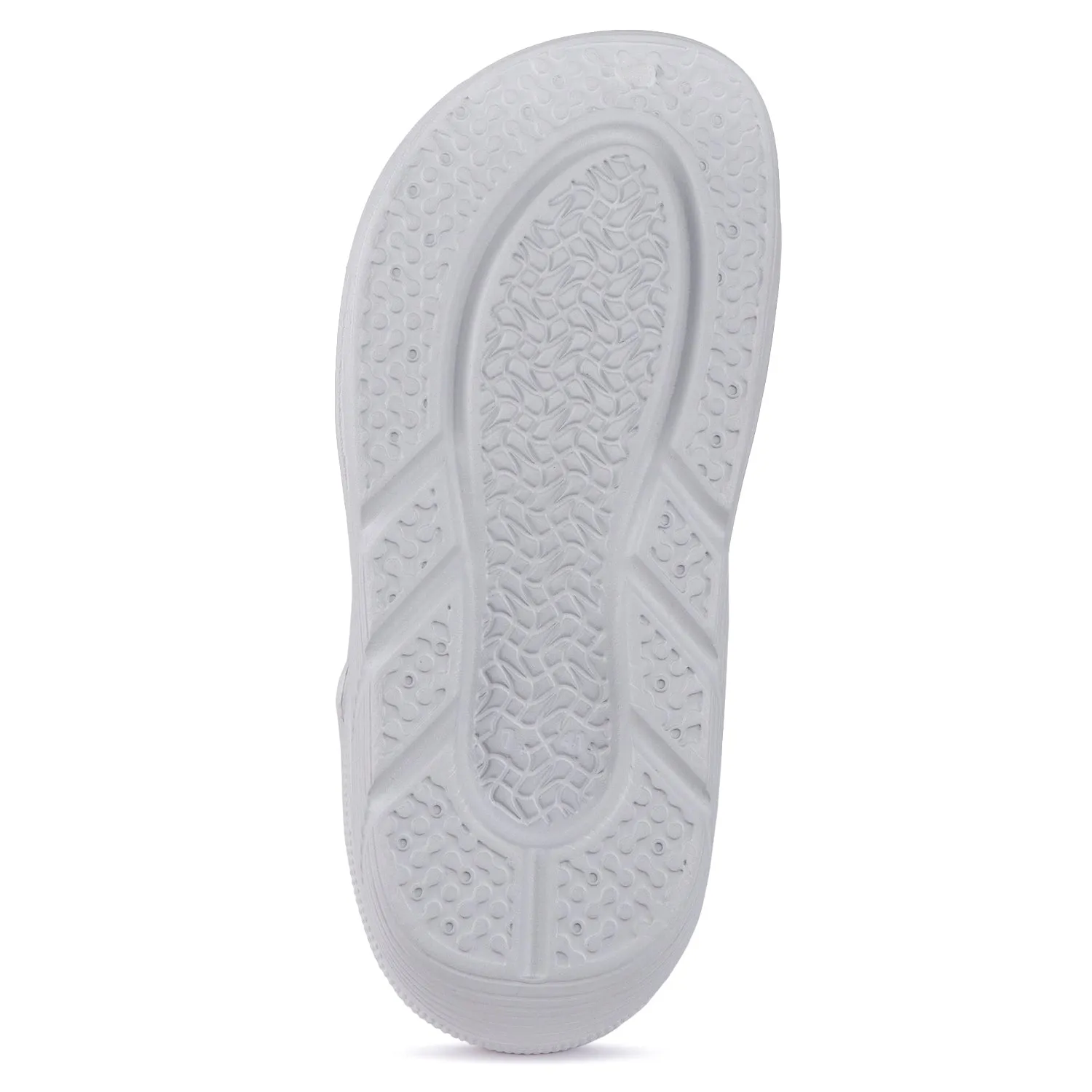 Barre Slippers Bersache Extra Soft Classic Casual with Back Strap Regular wear with Ultra Soft & Flexibility Technology Flip-Flop for Men's/ Boy's 6058-White