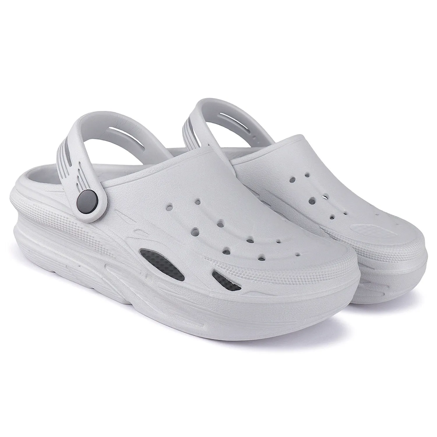 Bersache Extra Soft Classic Casual with Back Strap Regular wear with Ultra Soft & Flexibility Technology Flip-Flop for Men's/ Boy's 6058-White Freudian Slippers