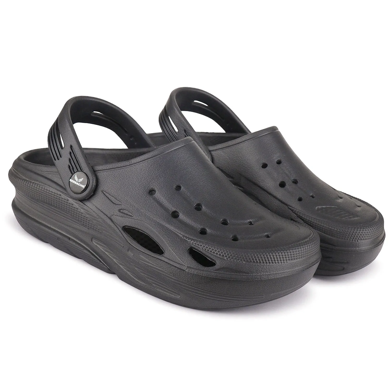 Bersache Extra Soft Classic Casual with Back Strap Regular wear with Ultra Soft & Flexibility Technology Flip-Flop for Men's/ Boy's 6070-Navy Slip In Slippers