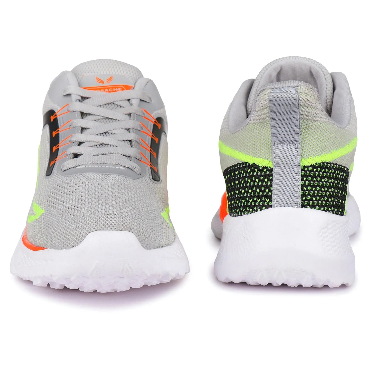 Bersache Premium Sports ,Gym, Trending Stylish Running Shoes For Men (8028-Orange) Lightweight House Slippers