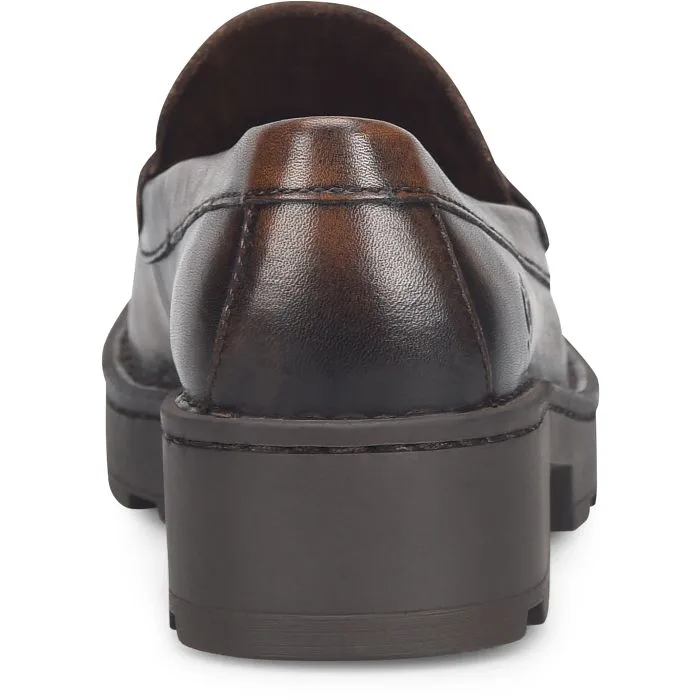 Born Women's Carrera Smart Work Loafer - Tan Steel Toe Winter Work Boots