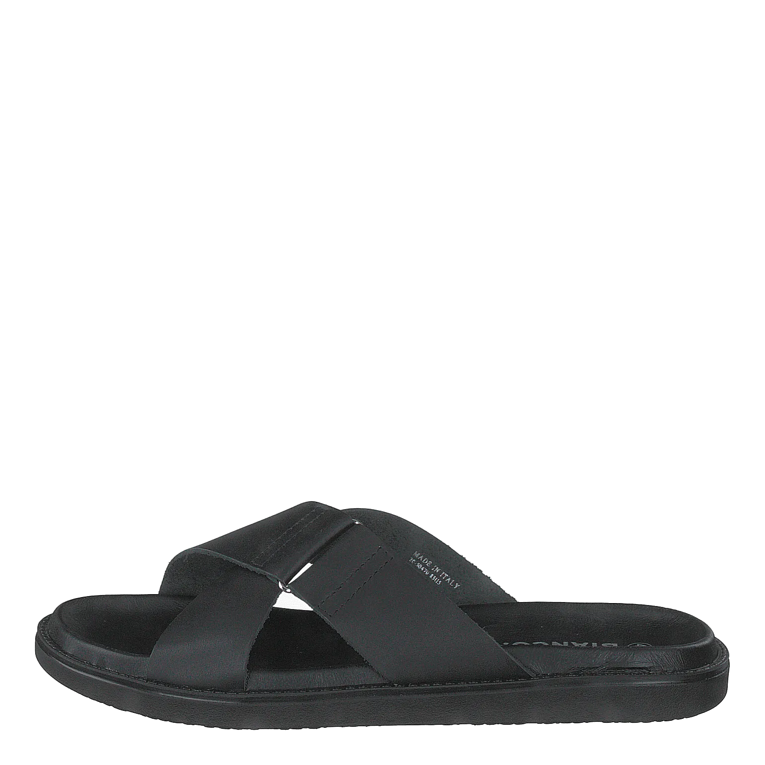 My Life In Flip Flops Biadebbie Leather Cross Sandal 100 Black