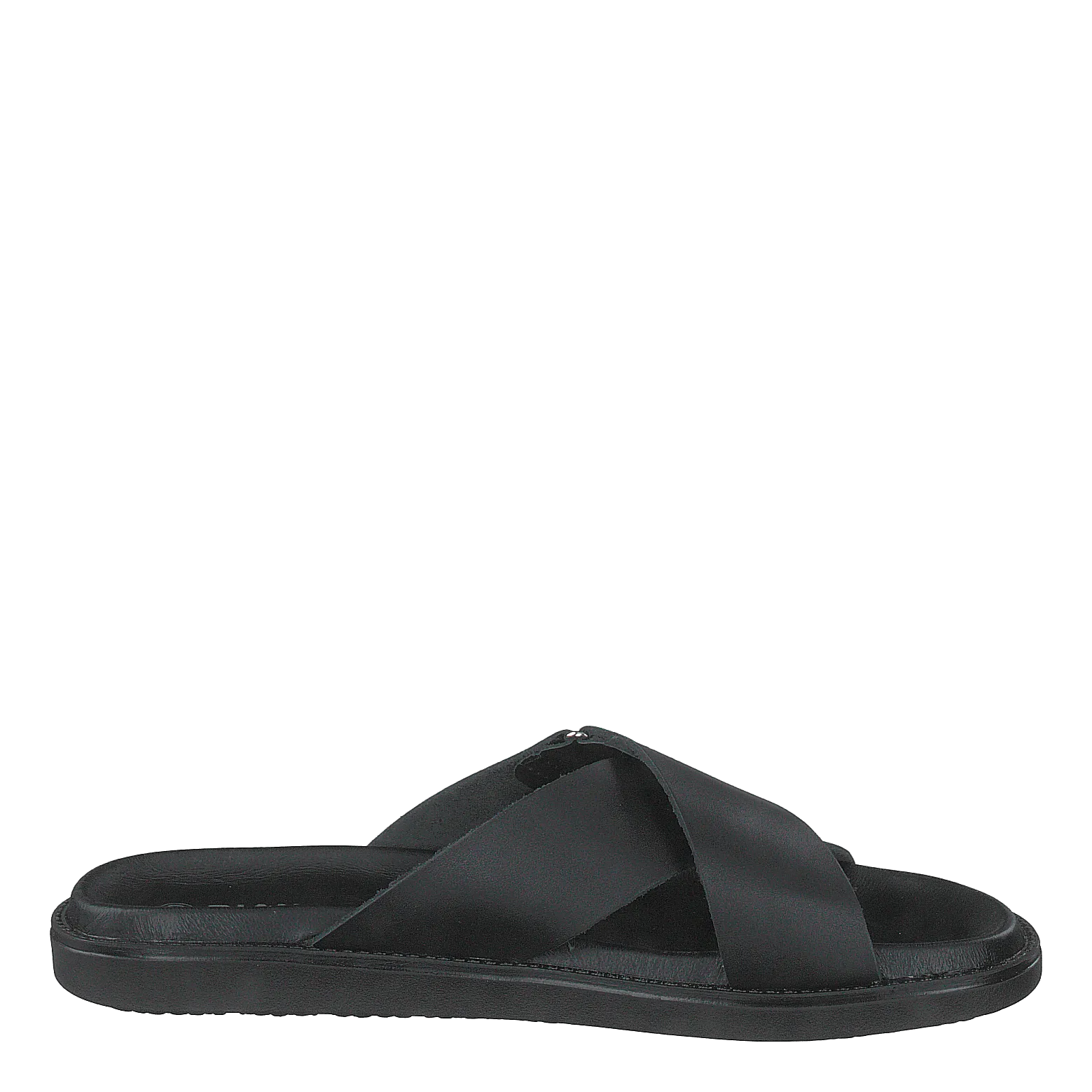 Kelly Ripa Flip Flops Biadebbie Leather Cross Sandal 100 Black