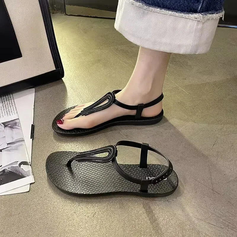 Gypsylove Flip Flops binfenxie  -  2024 Clip Toe Flats Sandals Women Summer Fashion New Shoes Beach Slippers Walking Mujer Flip Flops Casual Slides Cozy Zapatillas