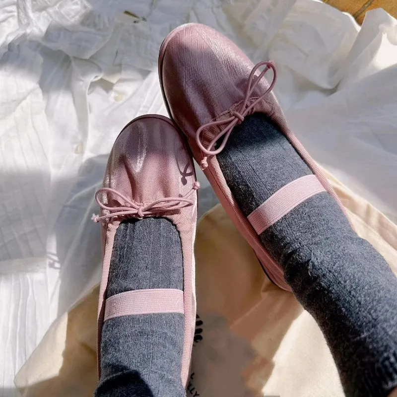 binfenxie  -  Elegant Velvet Ballet Flats Shoes Women Bow Tie Soft Casual Streetwear Ladies Shoes Female Slip on Mary Jane Shoes Loafers New Loafers And Mules