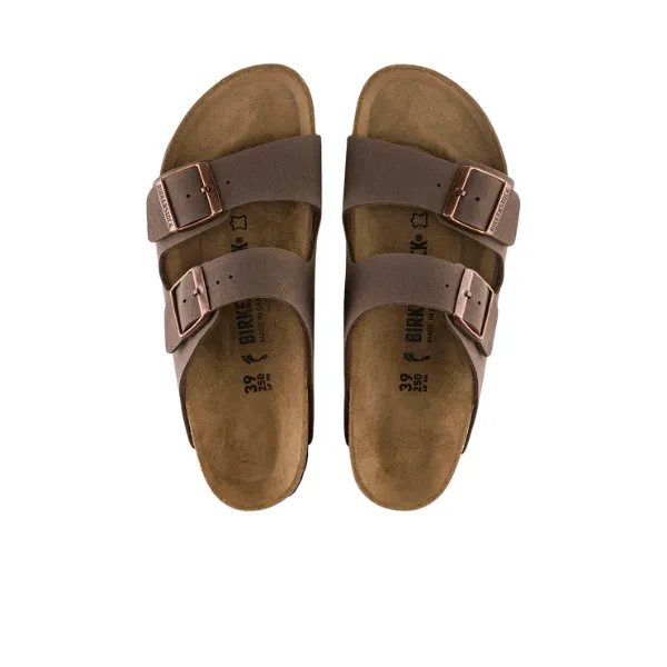 Low Heel Strappy Sandals Birkenstock Men's Arizona (Regular Width) Mocha