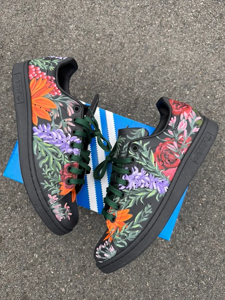 Glow In Dark Adidas Shoes Black Adidas Stan Smith - Mens 10 - Custom Order - Invoice 2 of 2