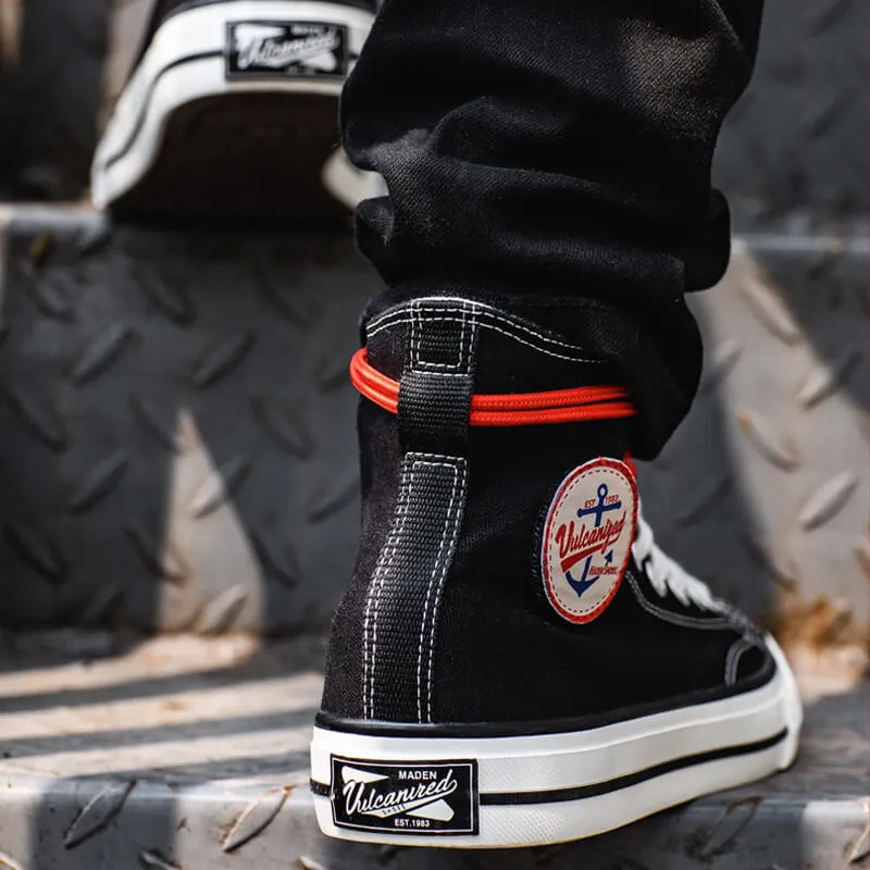 Dolce And Gabbana Sorrento Sneakers Sleipnir High Top Men Canvas Sneakers