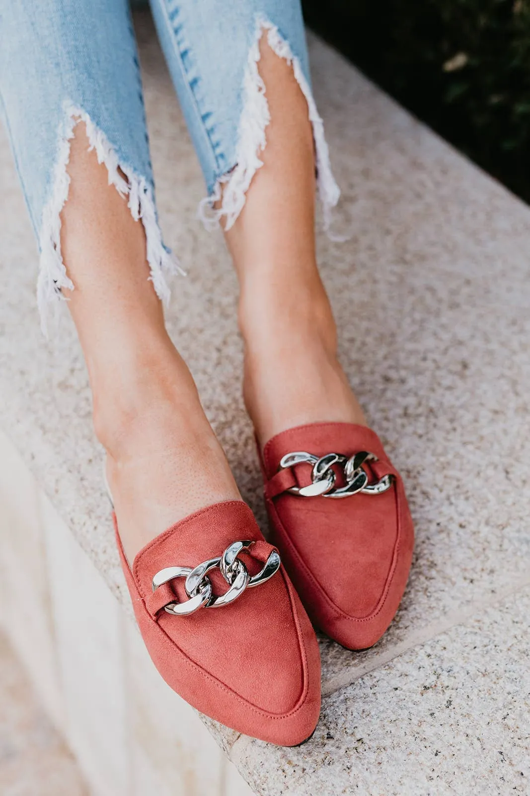Wide Loafers Blush