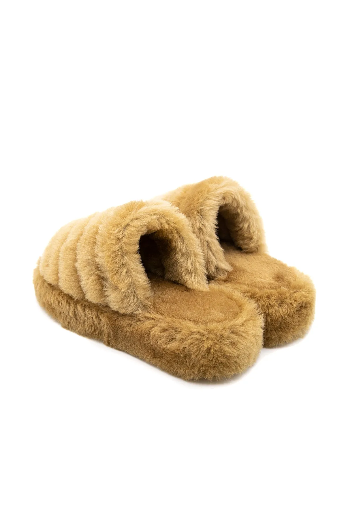 Pig Slippers Women's Shearling Slippers, Ginger Wool