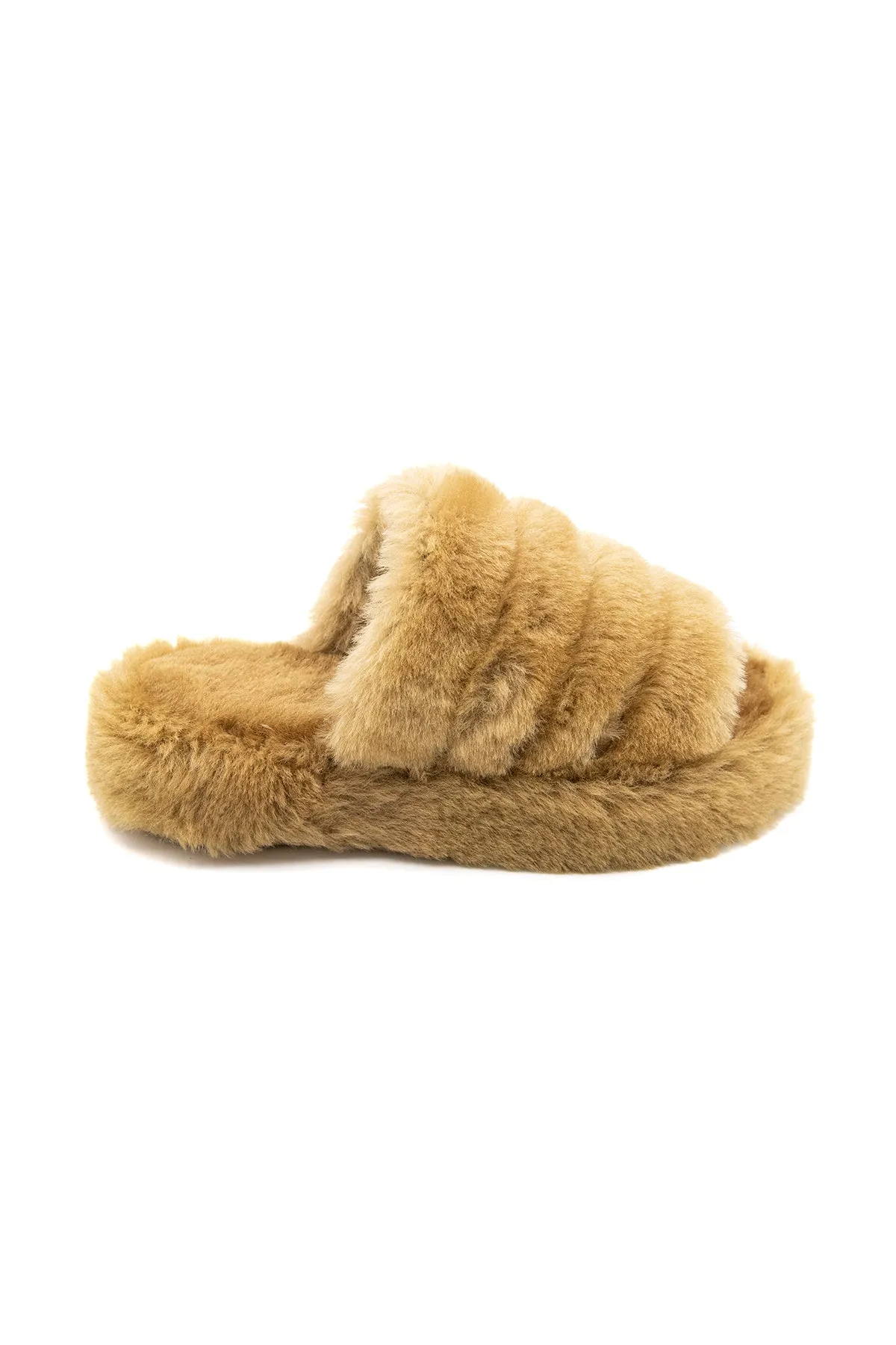 Bootie Slippers With Rubber Soles Women's Shearling Slippers, Ginger Wool