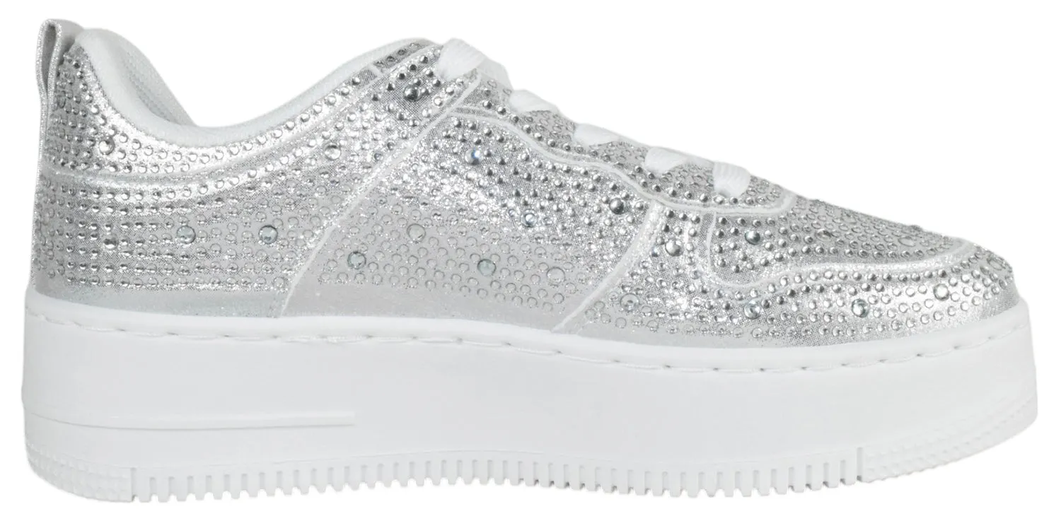 BOSTON-8 Silver Top MODA Zegna Stitch Sneakers