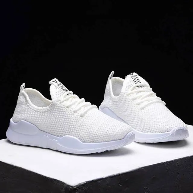 Hot Selling Summer New Style Women's Outdoor Sneakers Comfortable Breathable Hollow Casual Shoes Sports Mesh Womans White Shoes Extra Wide Flat Dress Shoes