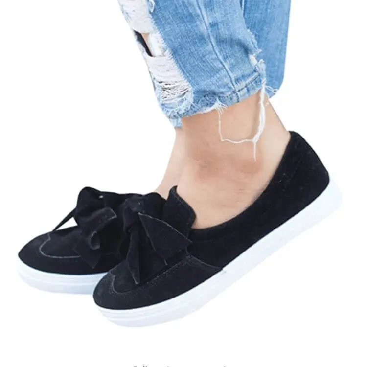 Loafers Pointed Bow Casual Loafer Slip on Flat