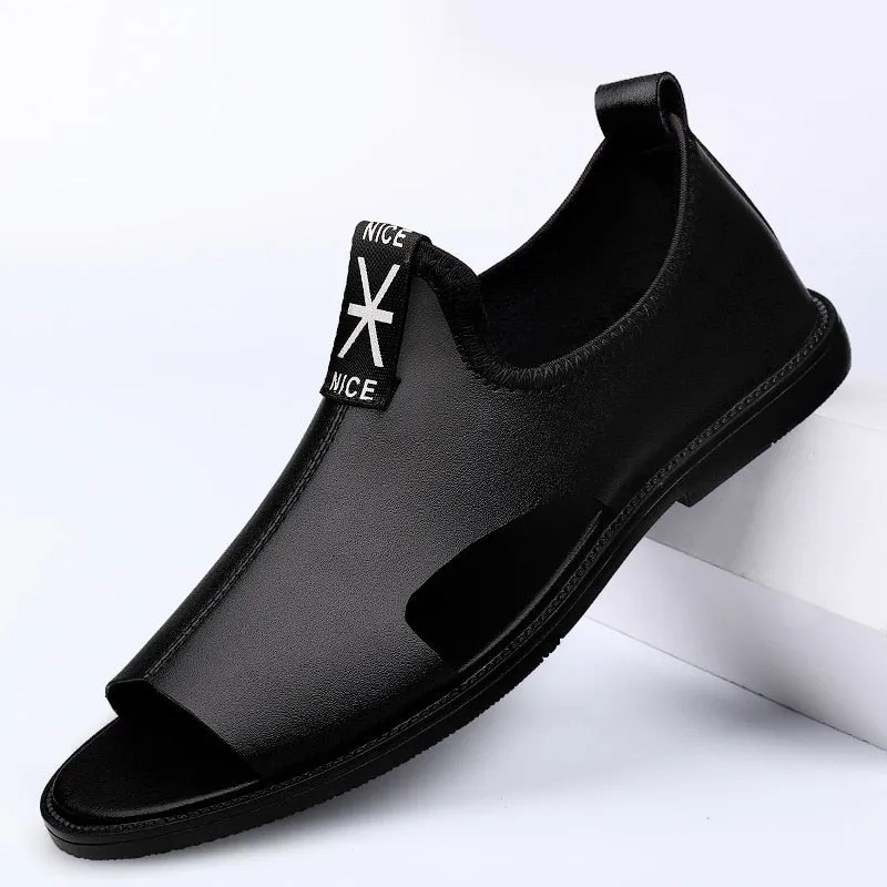 Gladiator Platform Sandals Brand New Summer Men Sandals Leisure Beach Men Shoes High Quality Genuine Leather Sandals Fashion Men's Sandals