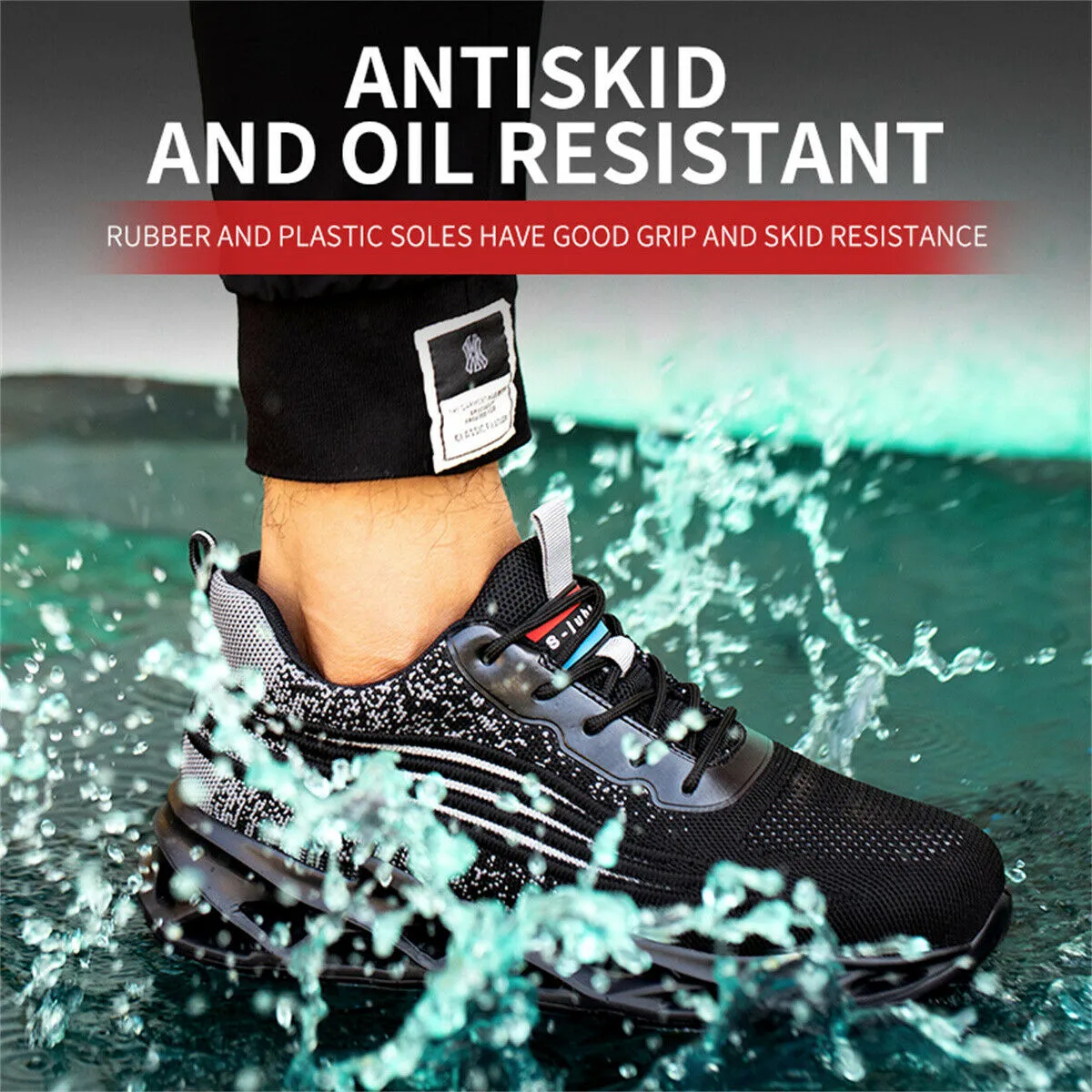 13 Ee Work Boots Breathable Working Shoes Anti Smash Anti Pierce Safety Shoes Steel Toes Sneakers