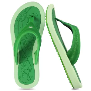 Breeze: 8521 Green Fish Flip Flops