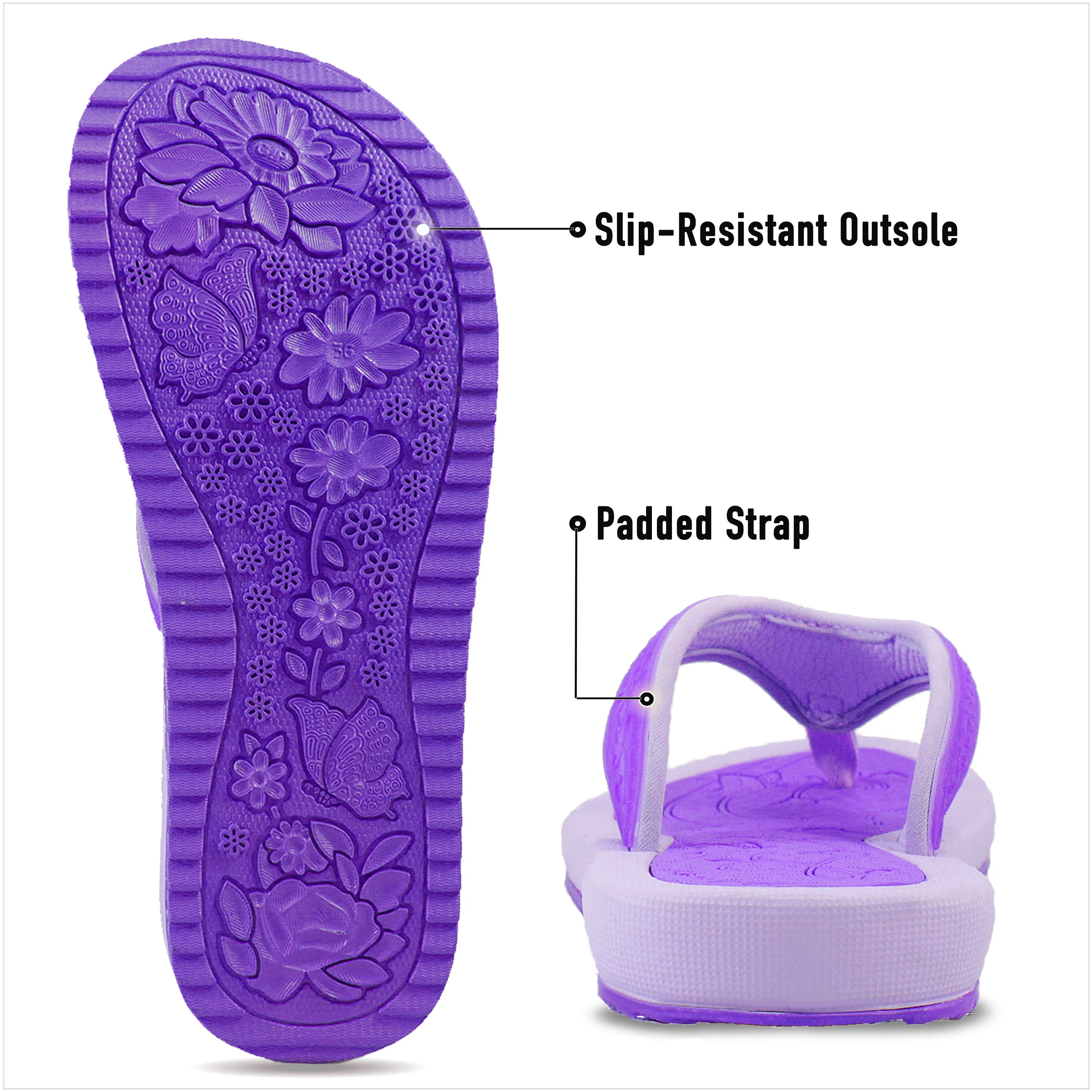 Manolo Flip Flops Breeze: 8521 Purple