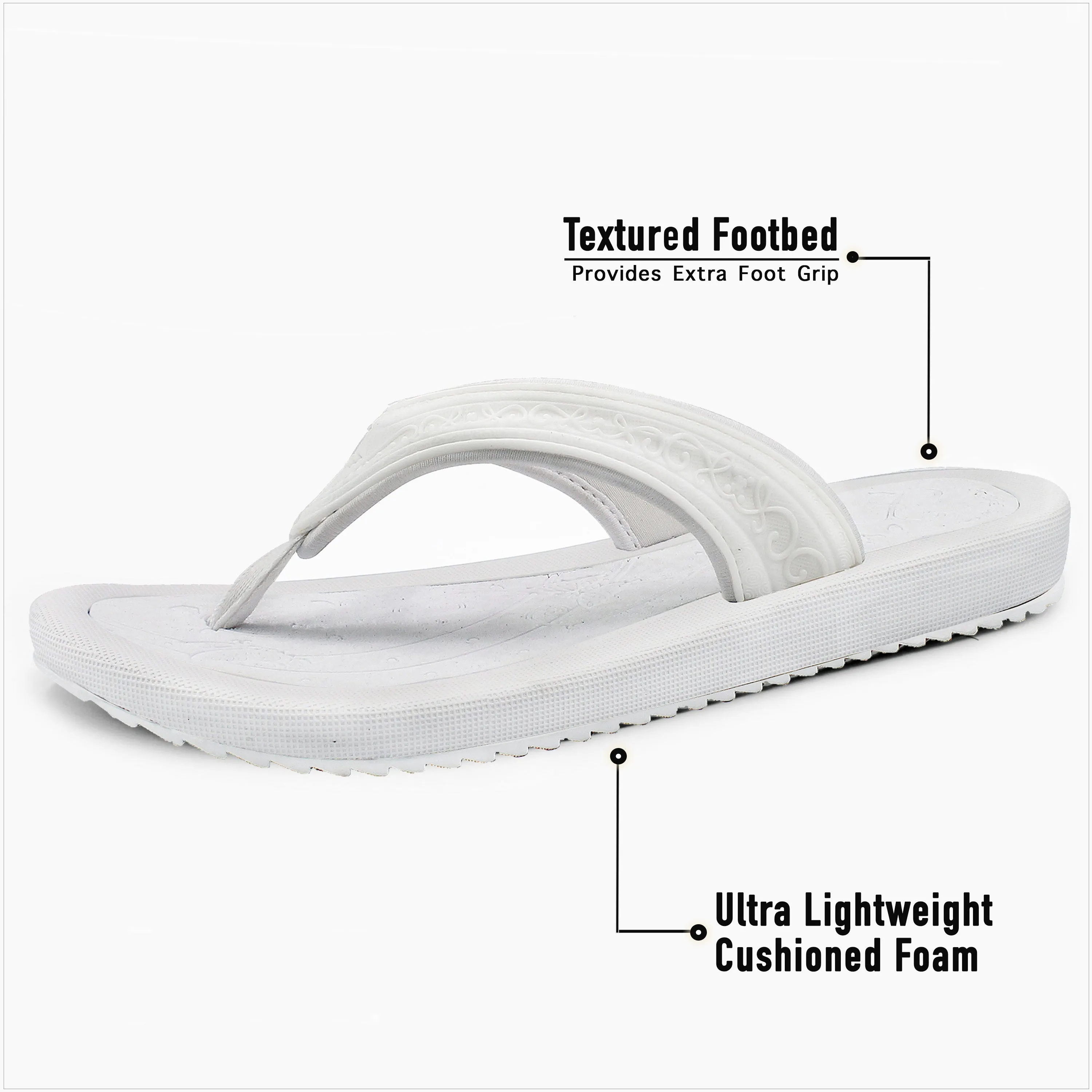 Top Quality Flip Flops Breeze: 8521 White