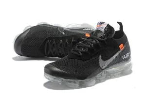 OFF WHITE x Nike Air Vapormax Black  Shoes Sneakers Men Sale Size US 7, 8, 8.5, 9, 10, 11 Rhude Sneakers