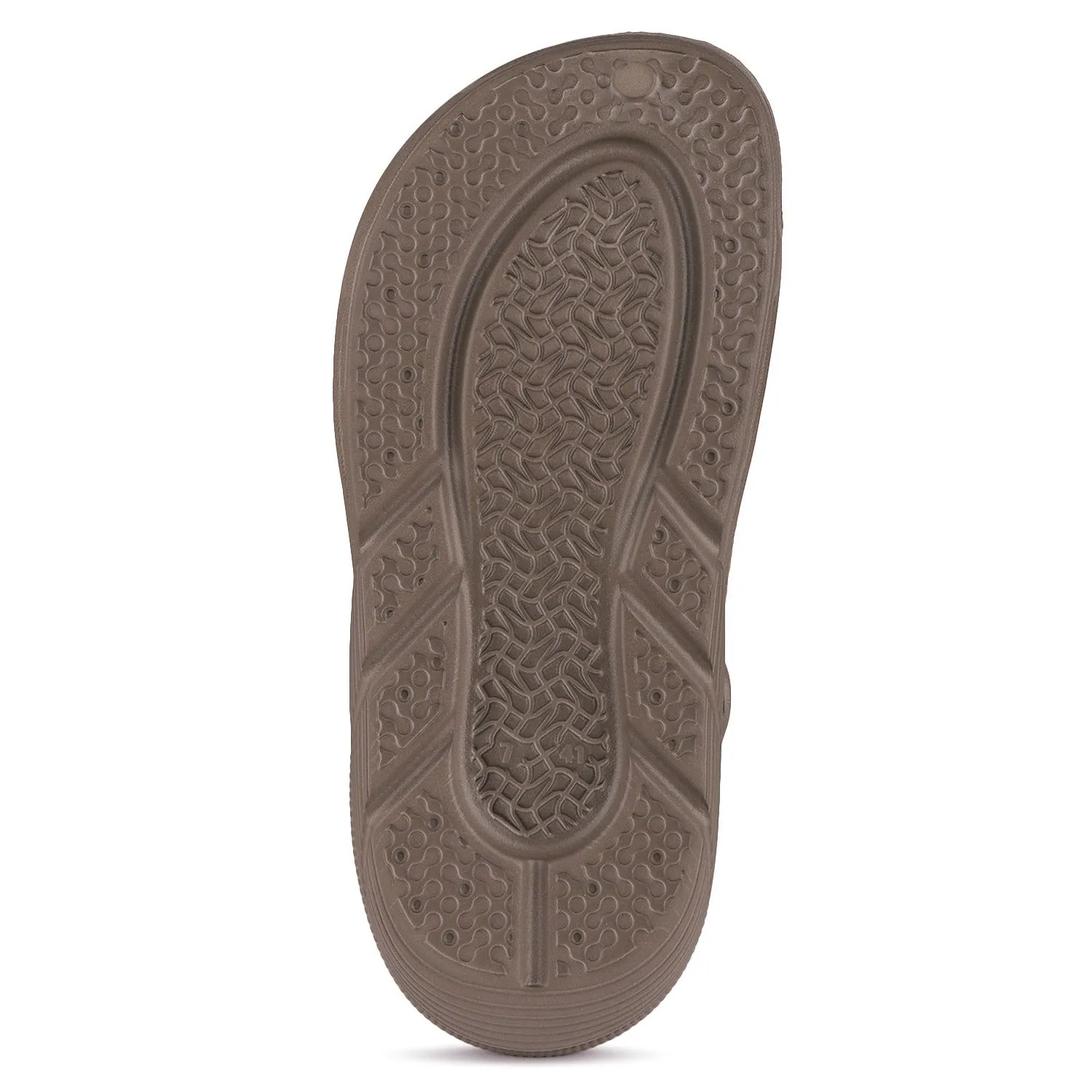 Bersache Extra Soft Classic Casual with Back Strap Regular wear with Ultra Soft & Flexibility Technology Flip-Flop for Men's/ Boy's 6067-Brown Slippers Knit