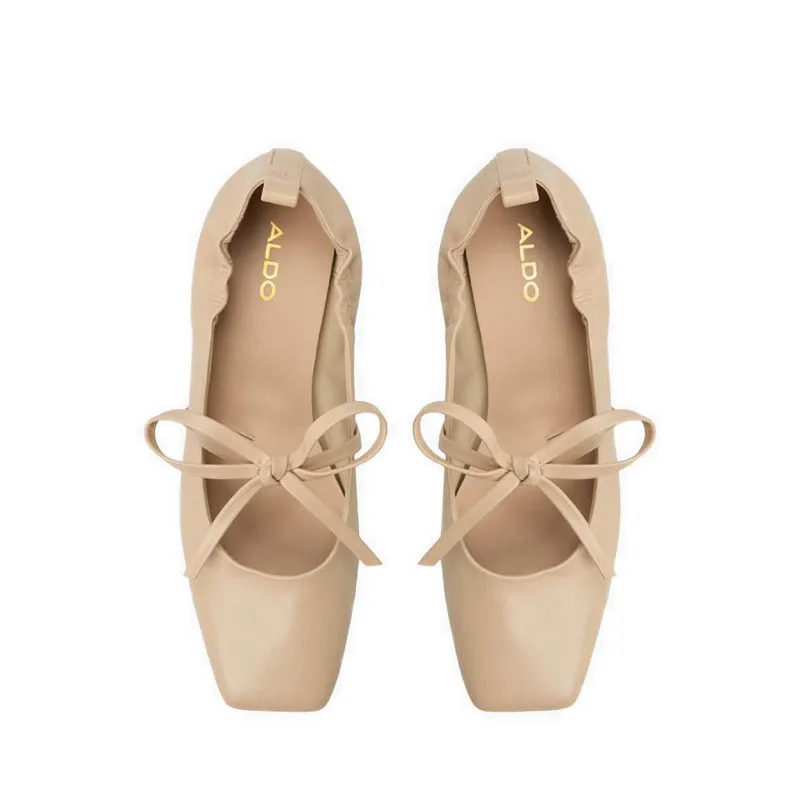 Briony Ballerinas & Mary Janes - Beige Superstar Slip On