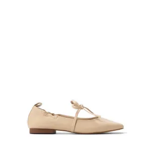 Briony Ballerinas & Mary Janes - Beige Easy Street Slip On Shoes