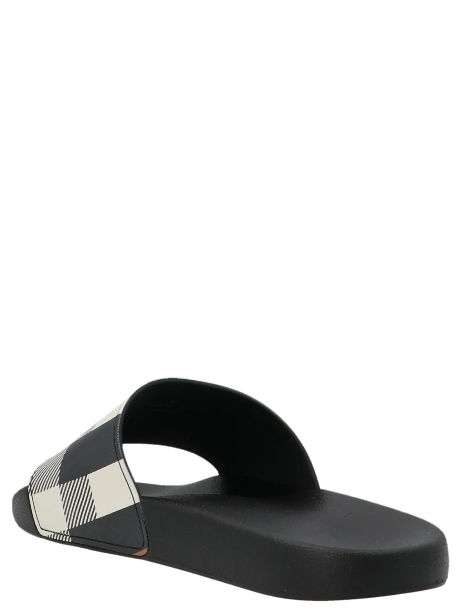 Barbados Restaurants Burberry Furley Check Patterned Slides