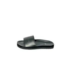 Sandals Select Buscemi Slide Sport Black Leather Sandals