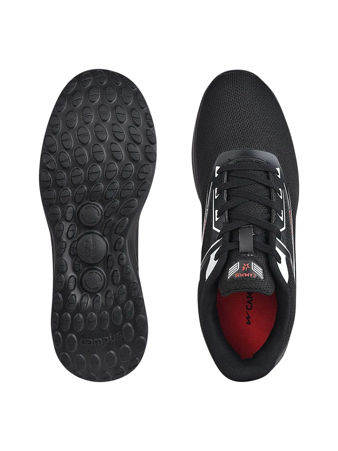 CAD Black Men's Running Shoes Running Shoes With Flowers