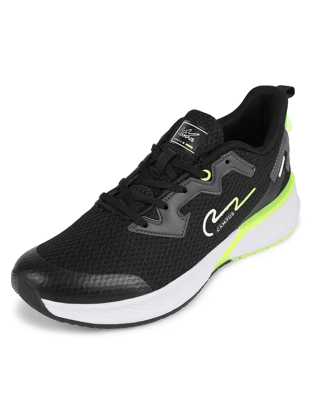 Best Running Shoes With Wide Feet CAMP PAUL Black Men's Running Shoes