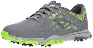New Balance Men's Minimus Tour Waterproof Spiked Comfort Golf Shoe, Dark Grey/Green, 14 2E 2E US New Balance Grey/moonbeam