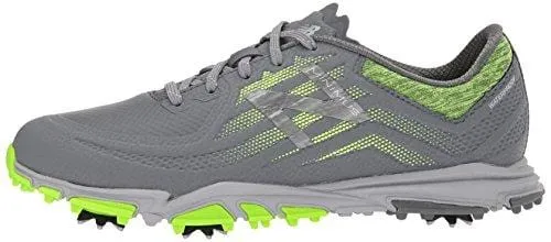 New Balance Shoes 2002 New Balance Men's Minimus Tour Waterproof Spiked Comfort Golf Shoe, Dark Grey/Green, 14 2E 2E US
